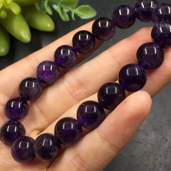 Gorgeous Rich purple amethyst bracelet Reiki✨ - Picture 2 of 8
